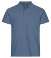 Heren Polo Clique Basic 028230 Staal Blauw